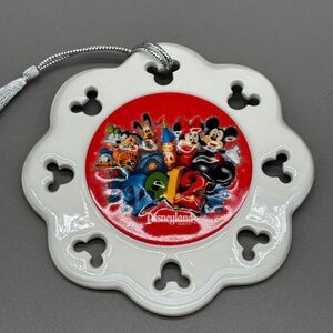 Disneyland Resort 2012 Ceramic Ornament Mickey Minnie Goofy Pluto Donald Holiday